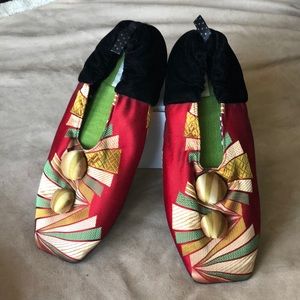 Comfy inside only slippers.